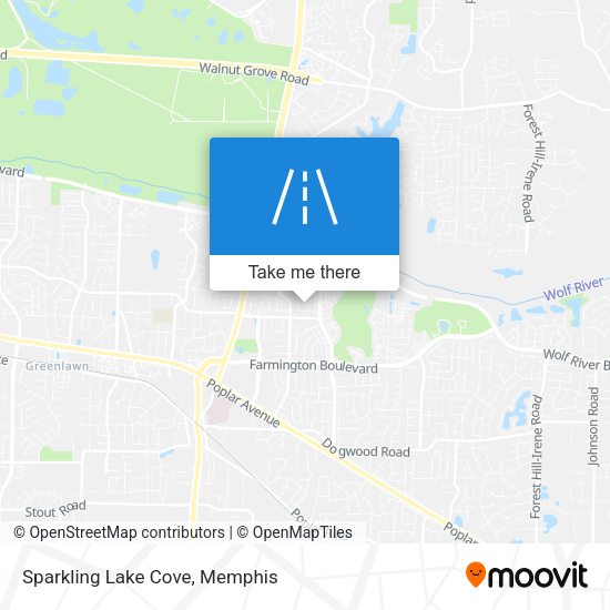 Mapa de Sparkling Lake Cove
