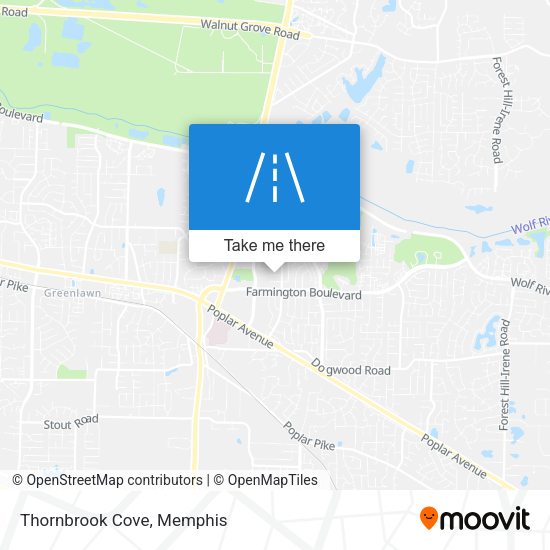 Mapa de Thornbrook Cove