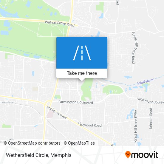 Wethersfield Circle map