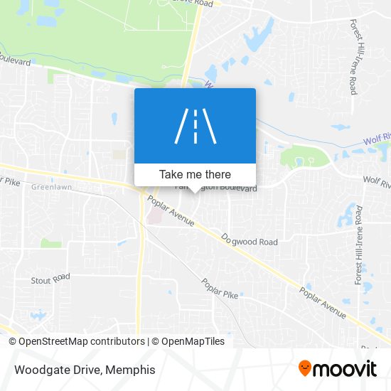 Mapa de Woodgate Drive