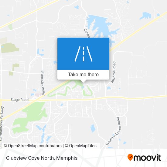 Clubview Cove North map