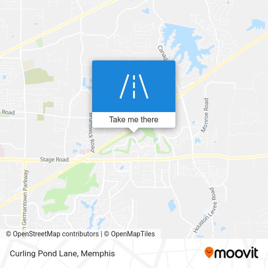 Curling Pond Lane map