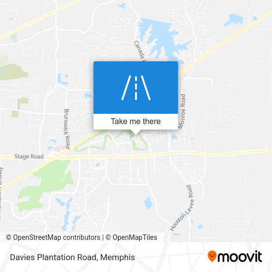 Davies Plantation Road map