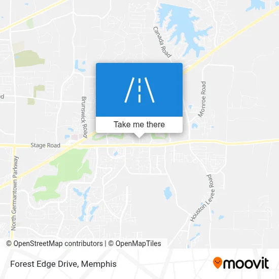 Forest Edge Drive map