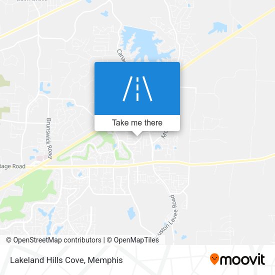 Lakeland Hills Cove map