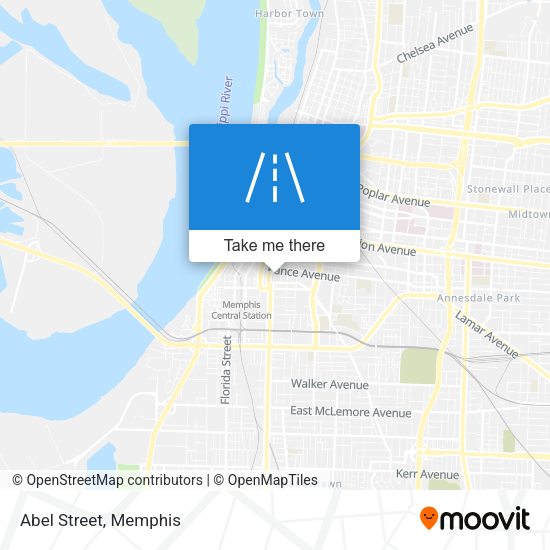 Mapa de Abel Street