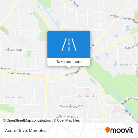 Mapa de Acorn Drive