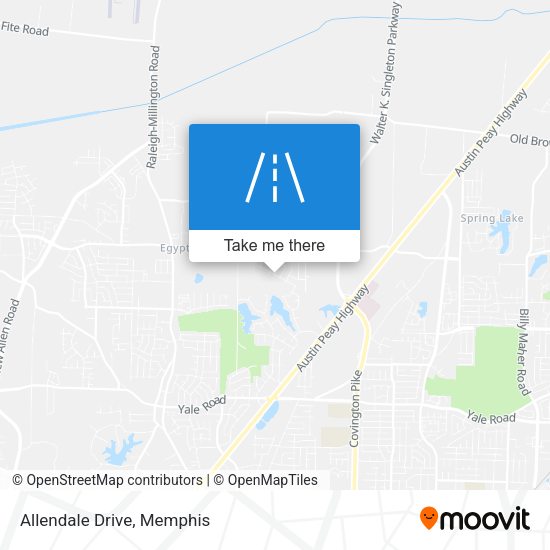 Allendale Drive map