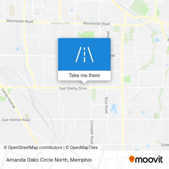 Amanda Oaks Circle North map