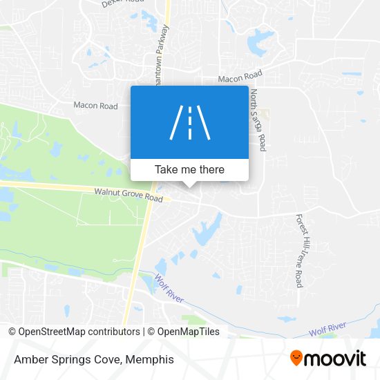 Mapa de Amber Springs Cove