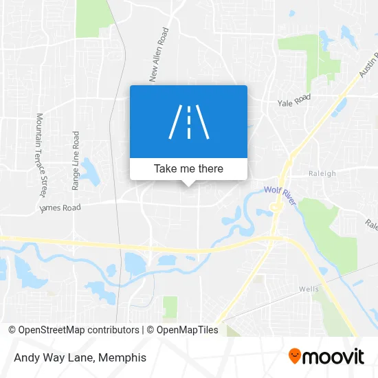Andy Way Lane map
