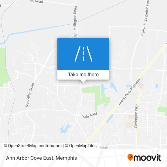 Ann Arbor Cove East map