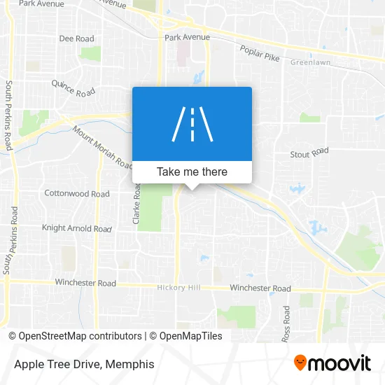 Apple Tree Drive map