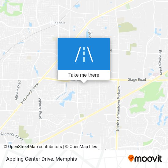 Appling Center Drive map