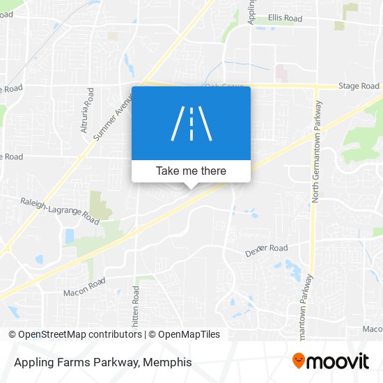 Appling Farms Parkway map