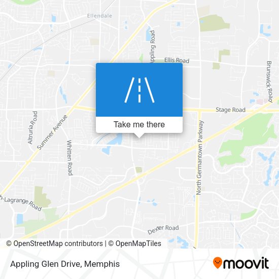Mapa de Appling Glen Drive
