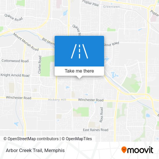 Mapa de Arbor Creek Trail