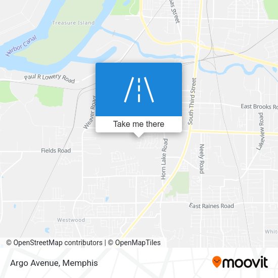 Argo Avenue map