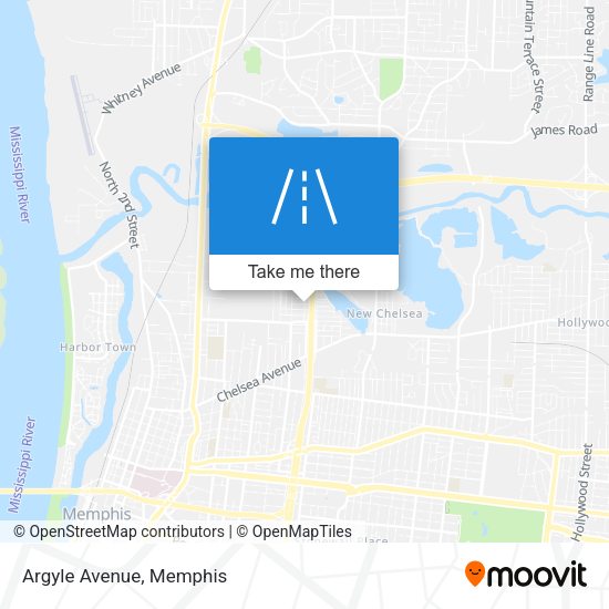 Mapa de Argyle Avenue