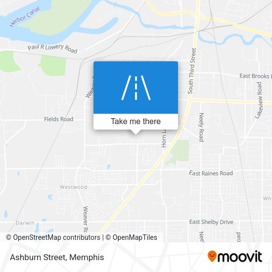 Mapa de Ashburn Street
