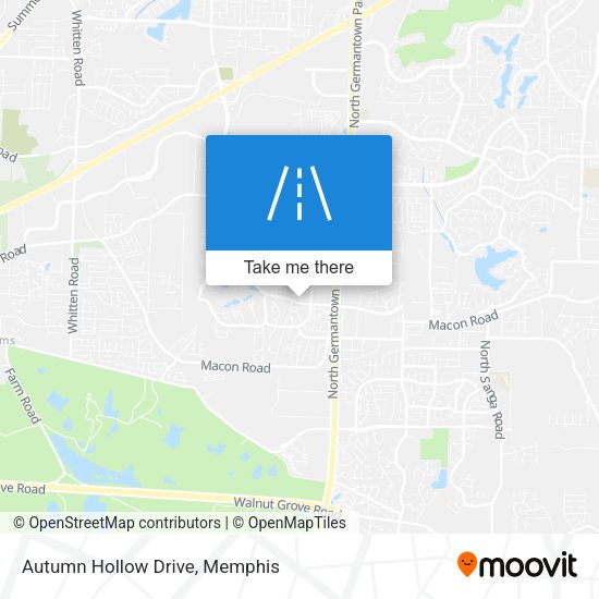 Mapa de Autumn Hollow Drive