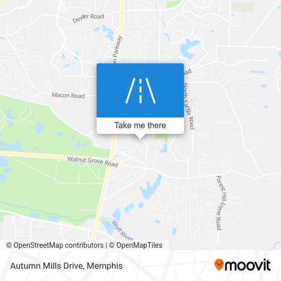 Autumn Mills Drive map