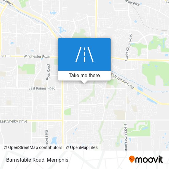 Mapa de Barnstable Road