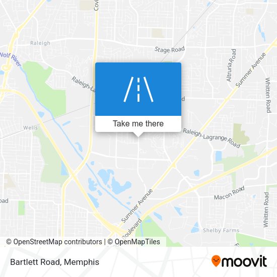 Mapa de Bartlett Road
