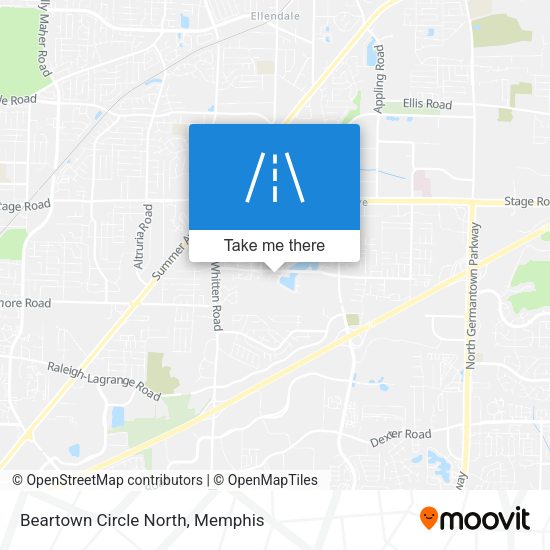 Beartown Circle North map