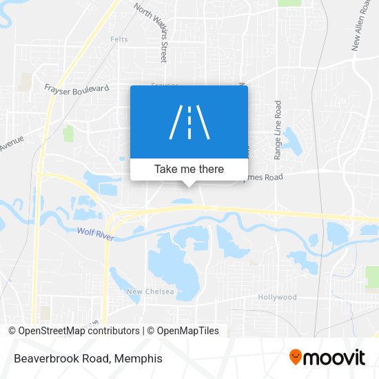 Mapa de Beaverbrook Road