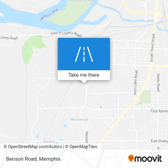 Benson Road map