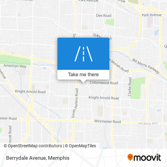 Mapa de Berrydale Avenue