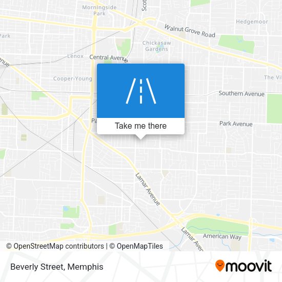 Mapa de Beverly Street