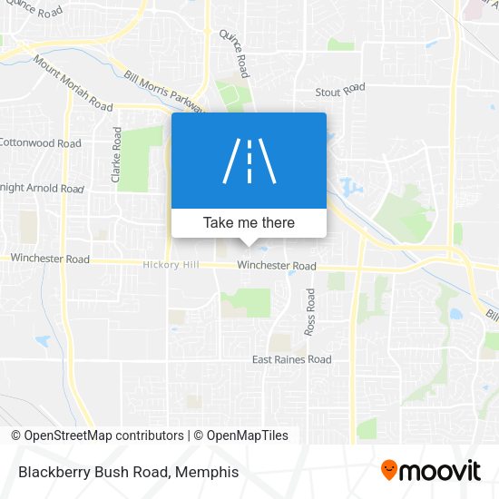 Blackberry Bush Road map