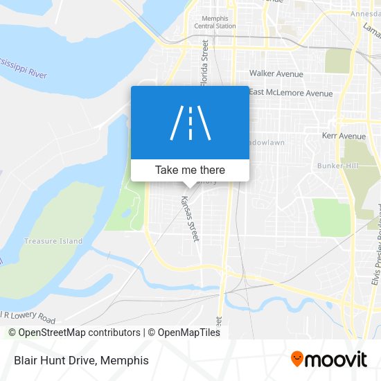 Mapa de Blair Hunt Drive