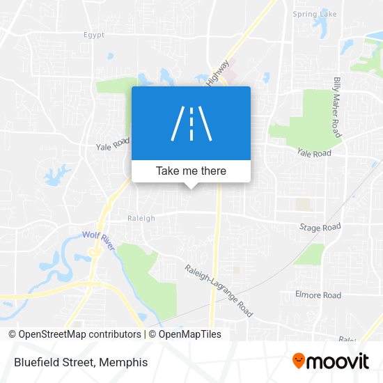 Mapa de Bluefield Street