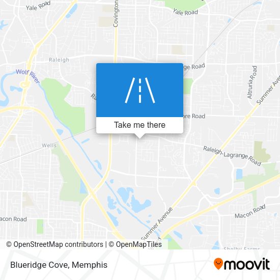 Mapa de Blueridge Cove