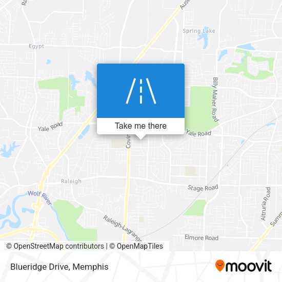 Mapa de Blueridge Drive