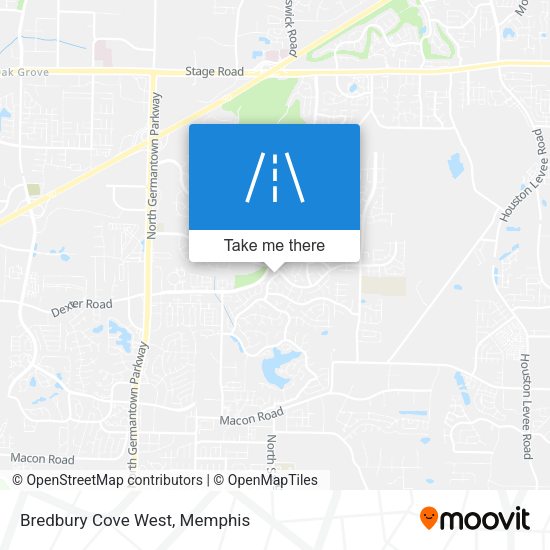 Mapa de Bredbury Cove West