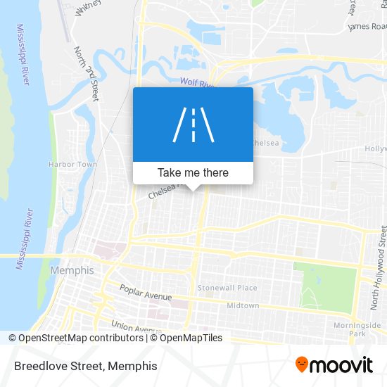 Breedlove Street map