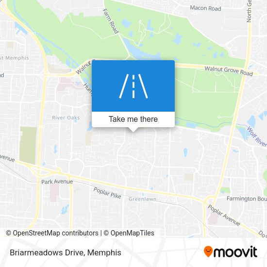 Mapa de Briarmeadows Drive