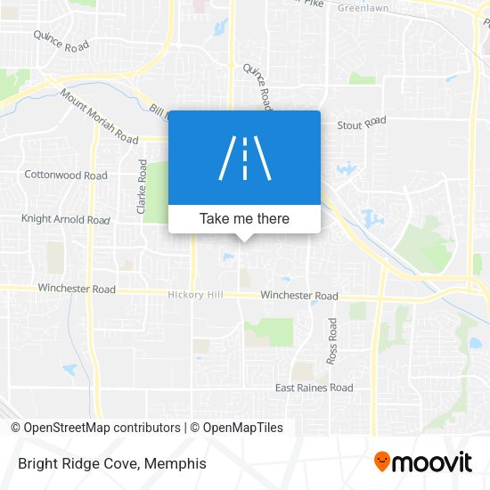 Mapa de Bright Ridge Cove
