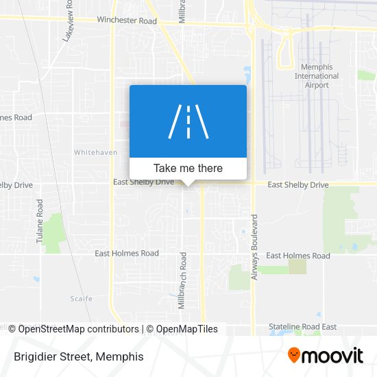 Mapa de Brigidier Street