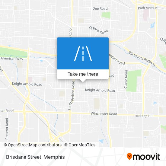 Brisdane Street map