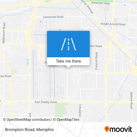 Mapa de Brompton Road