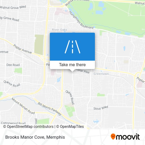 Mapa de Brooks Manor Cove