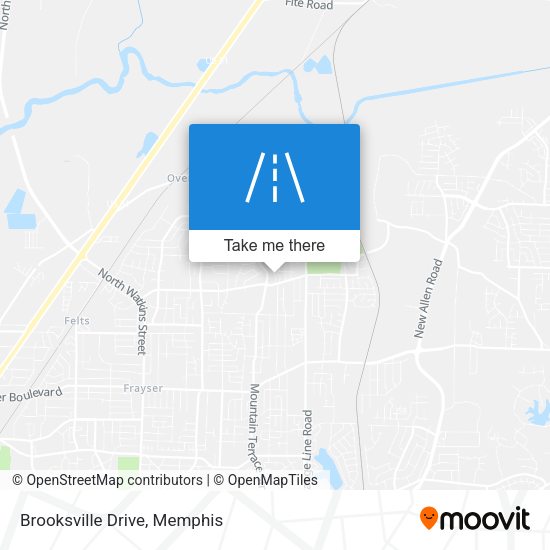 Mapa de Brooksville Drive