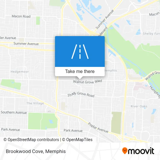 Brookwood Cove map