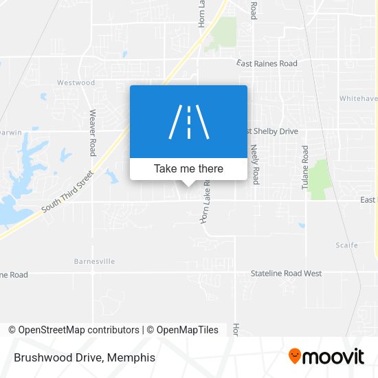 Mapa de Brushwood Drive
