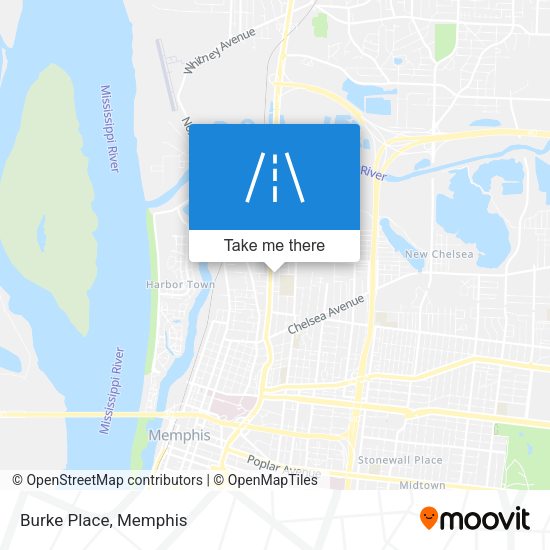 Mapa de Burke Place